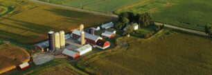 overlook of farm